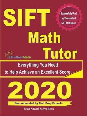 cover image of SIFT Math Tutor